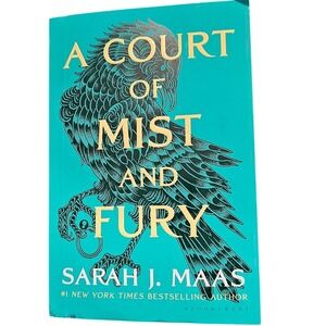 A Court of Mist and Fury Sarah J Maas ACOTAR Paperback Bloomsbury 2020 Teal